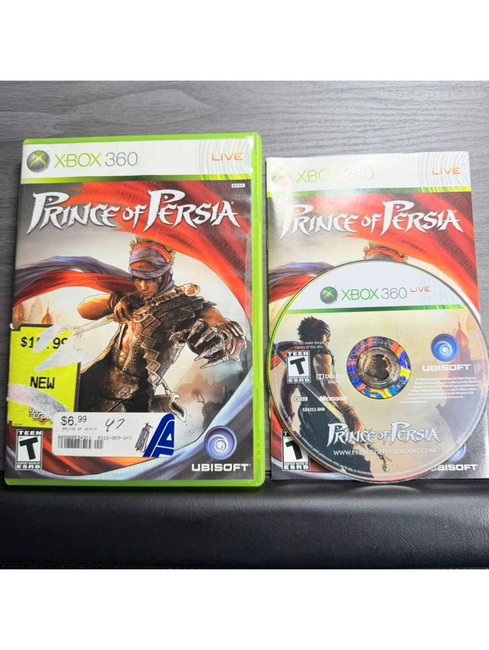 Tested Prince of Persia Xbox 360 Game Disc Case Manual Ubisoft Action Adventure